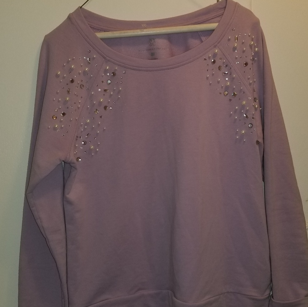 NY&C light purple blouse!!